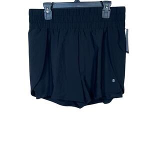 Ideology Women's High-Waist Woven Active Shorts Black XS